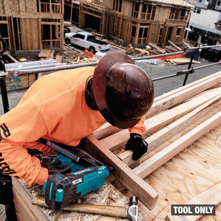Makita 18V LXT Cordless 21 Degree Full Round Head 3-1/2 Inch Framing Nailer (Bare Tool) & Proud-Setting Nose Adapter Bundle, large image number 8
