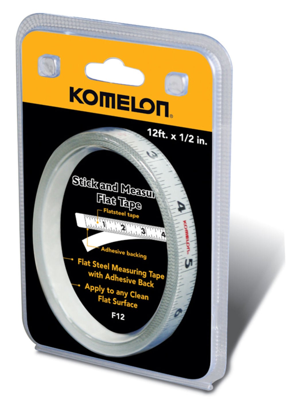 Komelon 12'x1/2in Flat Tape, large image number 2