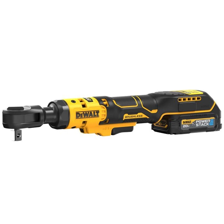 DEWALT ATOMIC 20V MAX* Brushless 1/2" Ratchet With POWERSTACK Battery, large image number 1