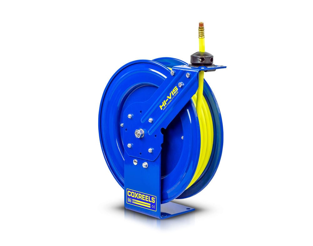 Coxreels EZ P Series 3/8in x 50' Spring Driven Hose Reel - EZ-P-LP-350-HV