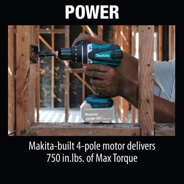 Makita 18V LXT Lithium-Ion Cordless 1/2 in. Driver-Drill (Tool only), large image number 5
