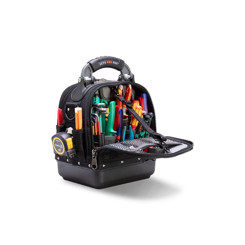 Veto Pro Pac Medium Sized & Compact Technicians Tool Bag, Black, large image number 4