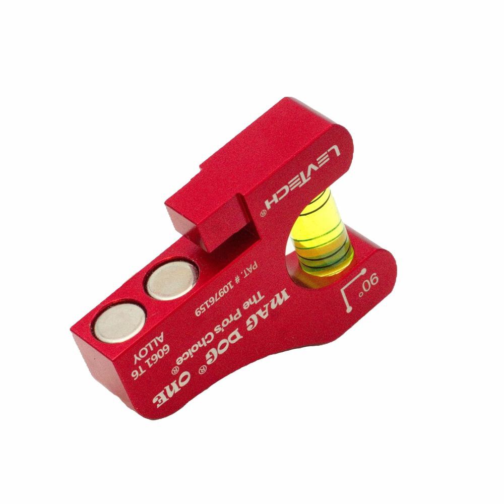 LevTech Mag Dog Red Electrician's One Conduit Level, large image number 6