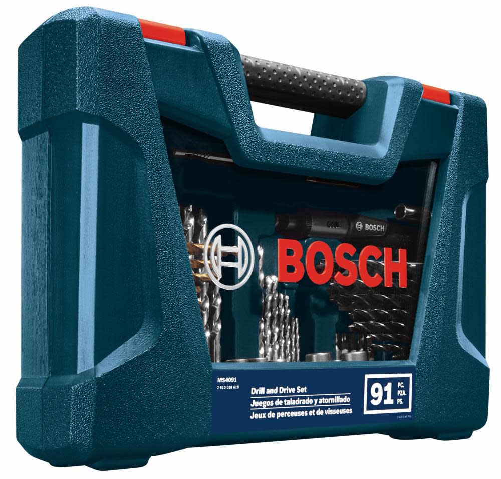 Bosch 91 pc. Drilling and Driving Mixed Bit Set MS4091