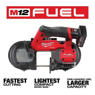 Milwaukee M12 FUEL Compact Band Saw Kit, large image number 2