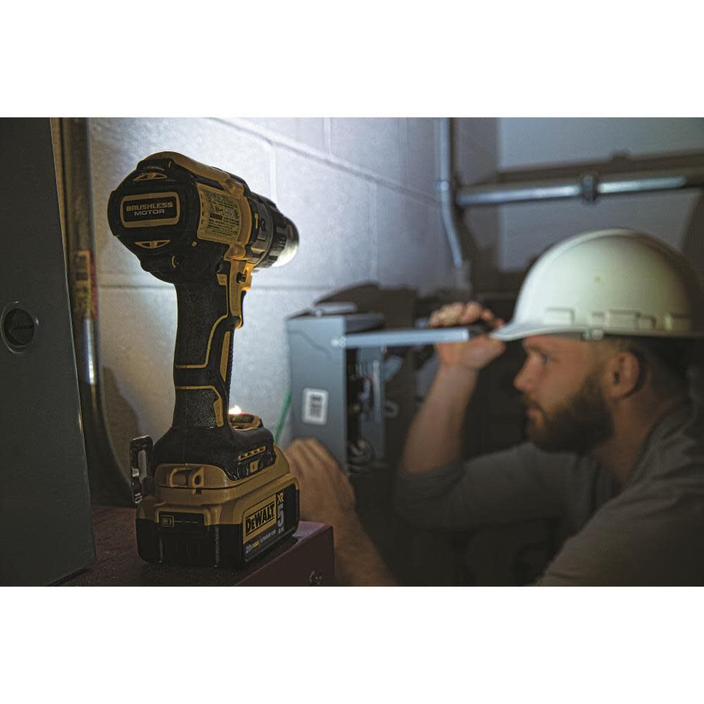 DEWALT 20V MAX XR LITHIUM ION BRUSHLESS 3-SPEED HAMMERDRILL KIT, large image number 11