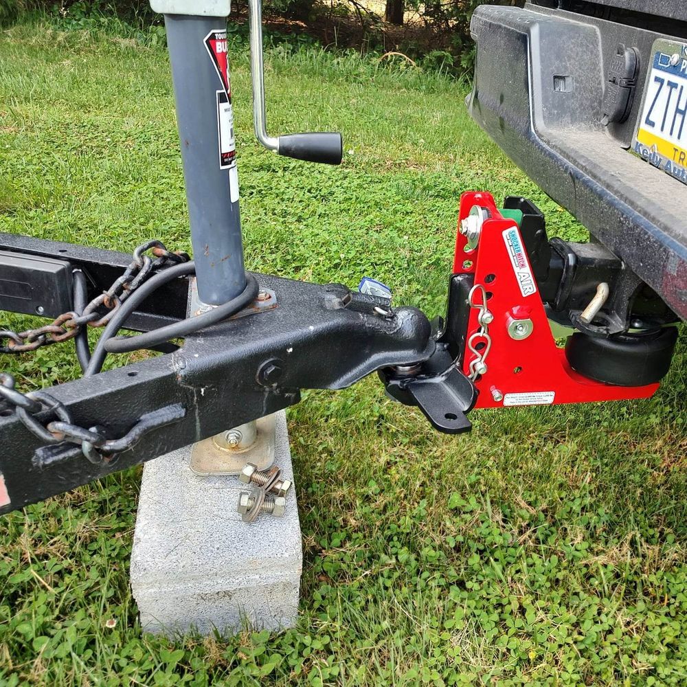 Shocker Hitch HD 20K 2.5 Inch Air Receiver Hitch & Drop Sway Bar Tab Ball Mount 2-5/16 Inch Hitch Balls, large image number 11