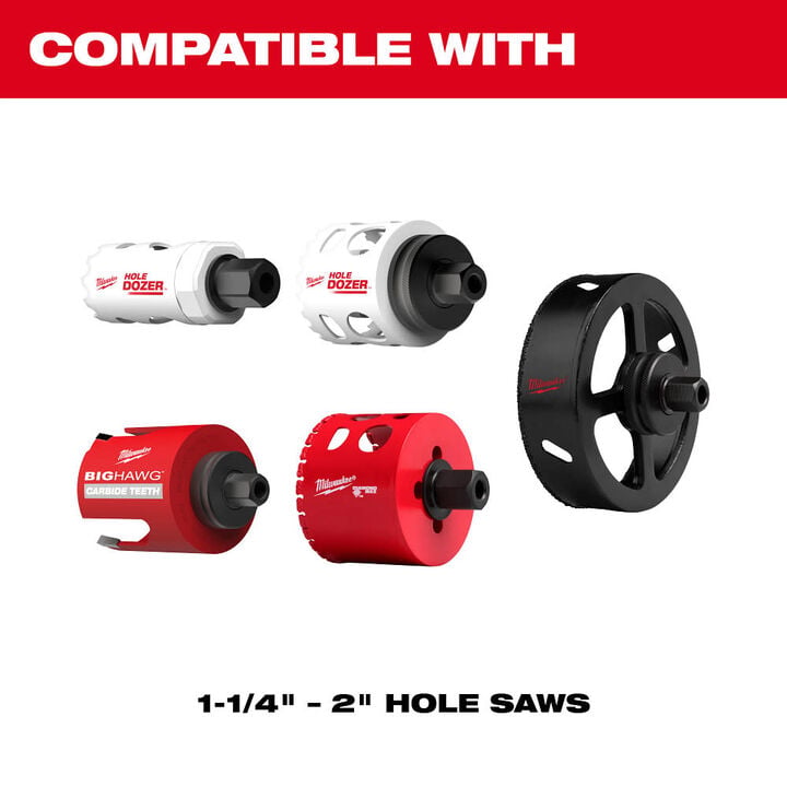 Milwaukee Large Thread Adapters for QUIK-LOK Arbors, 5 Pieces, large image number 4