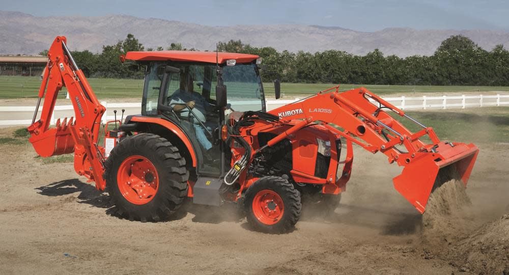 Kubota 60HP Deluxe Utility Tractor 4WD Cab with Heat and A/C