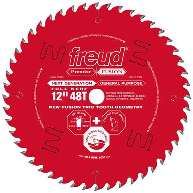 Freud 12in Premier Fusion Blade, large image number 0