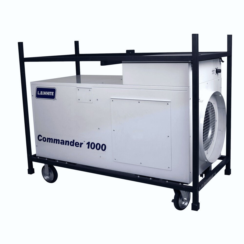 LB White Commander Series 1000000K BTU Dual Fuel (LP/NG) Make-Up Air Unit – COMMANDER 1000