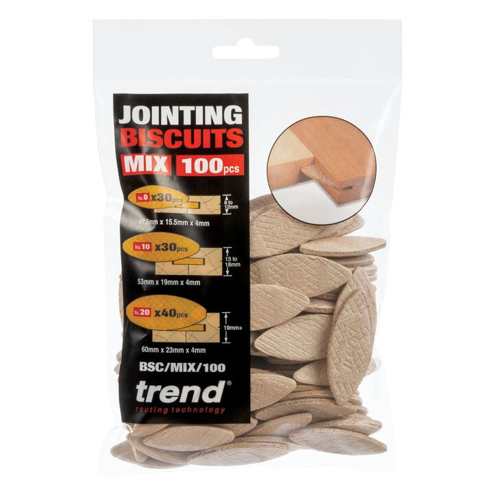 Trend Beech Biscuits Mixed Sizes 100pk, large image number 1