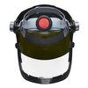 Jackson Safety QUAD 500 Multi-Purpose Face Shield, Clear Window, Shade 5 IR Flip Visor, Anti-Fog Coating, 370 Speed Dial Ratcheting, small image number 5
