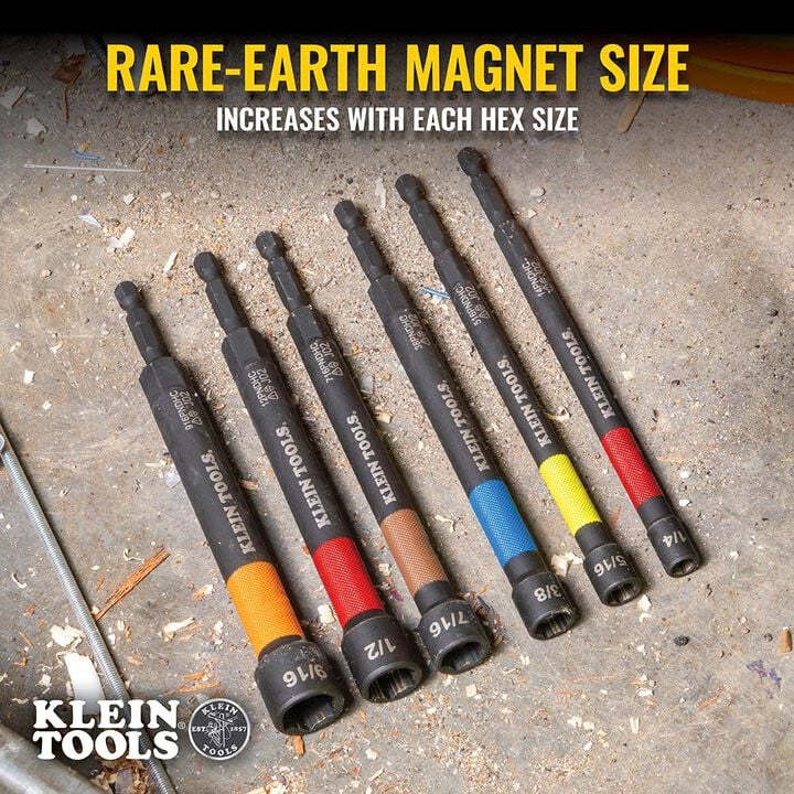Klein Tools 9/16 Inch Magnetic Power Nut Setter, large image number 1