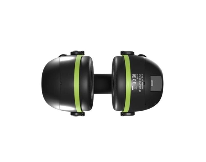 ISOtunes AIR DEFENDER Earmuff Bluetooth Black/Safety Green, large image number 6