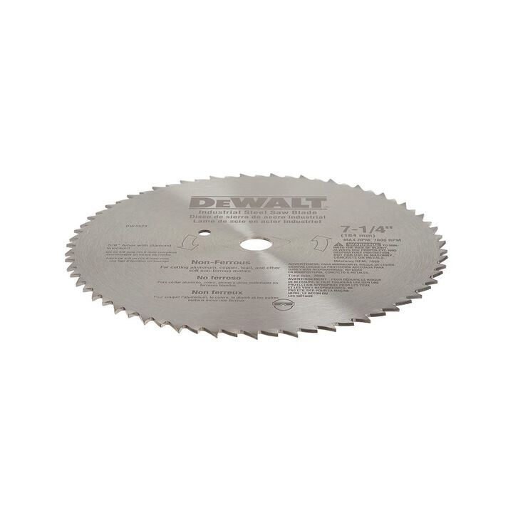 DEWALT 7-1/4 In. 68T Non-Ferrous Blade, large image number 1