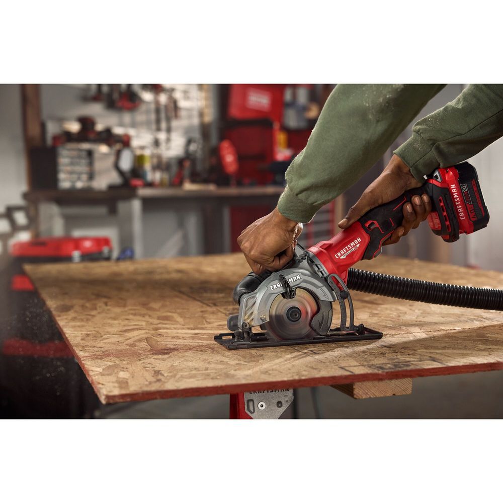 CRAFTSMAN V20 BRUSHLESS RP 4.5 Inch Circular Saw (Bare Tool), large image number 9