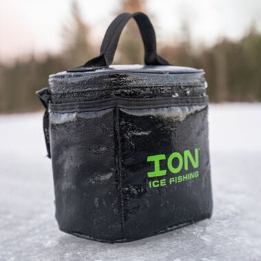 Ion Battery Bag, Storage, Lithium-Ion Batteries, Two Pockets, Waterproof, Black, large image number 3