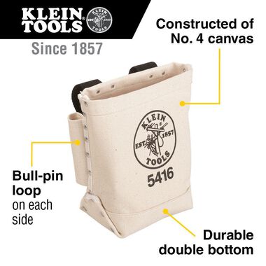 Klein Tools Bull-Pin and Bolt Bag Canvas, large image number 1
