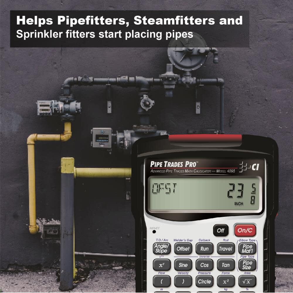 Calculated Industries Pipe Trades Pro Advanced Pipe Trades Math