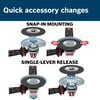 Bosch Metal Cutting Abrasive Wheel 5in x 1/16in X LOCK Arbor Type 1A (ISO 41) 46 Grit, small image number 3