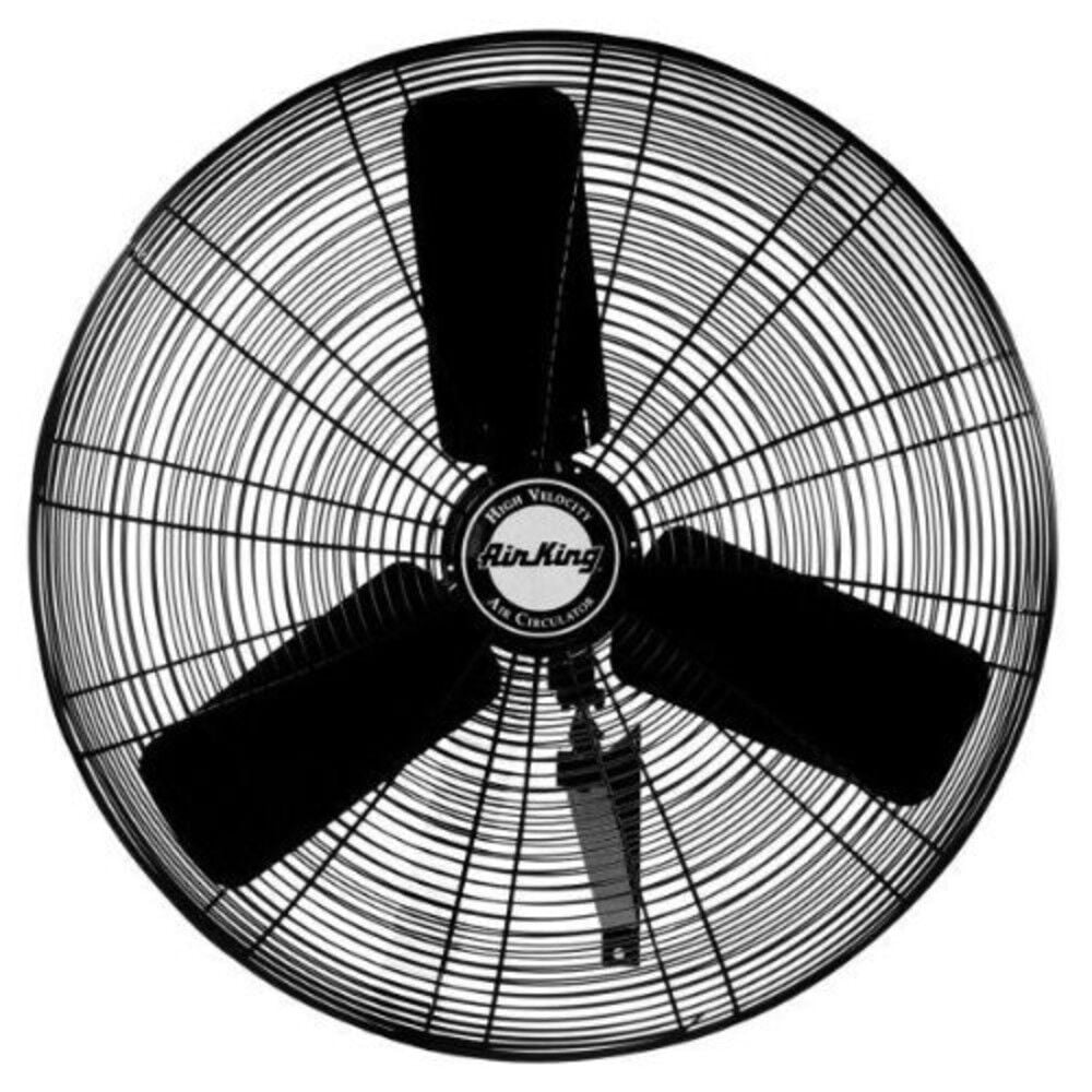 Air King 24in 1/3 HP Oscillating Wall Mount Fan, large image number 1