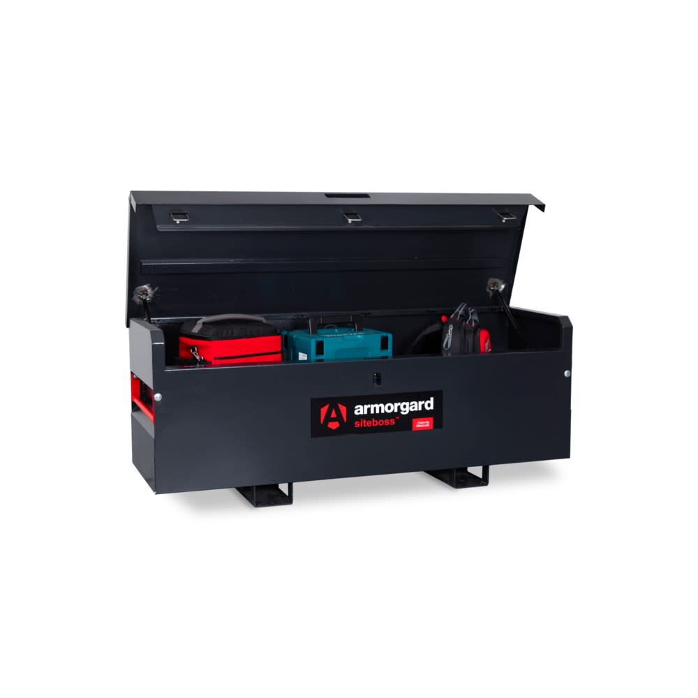 Armorgard 14 Gauge Steel SiteBoss Tool Chest, Black and – SB25