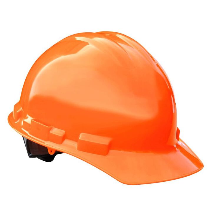 Radians Hard Hat Granite Cap Style 6 Point Ratchet Hi-Vis Orange