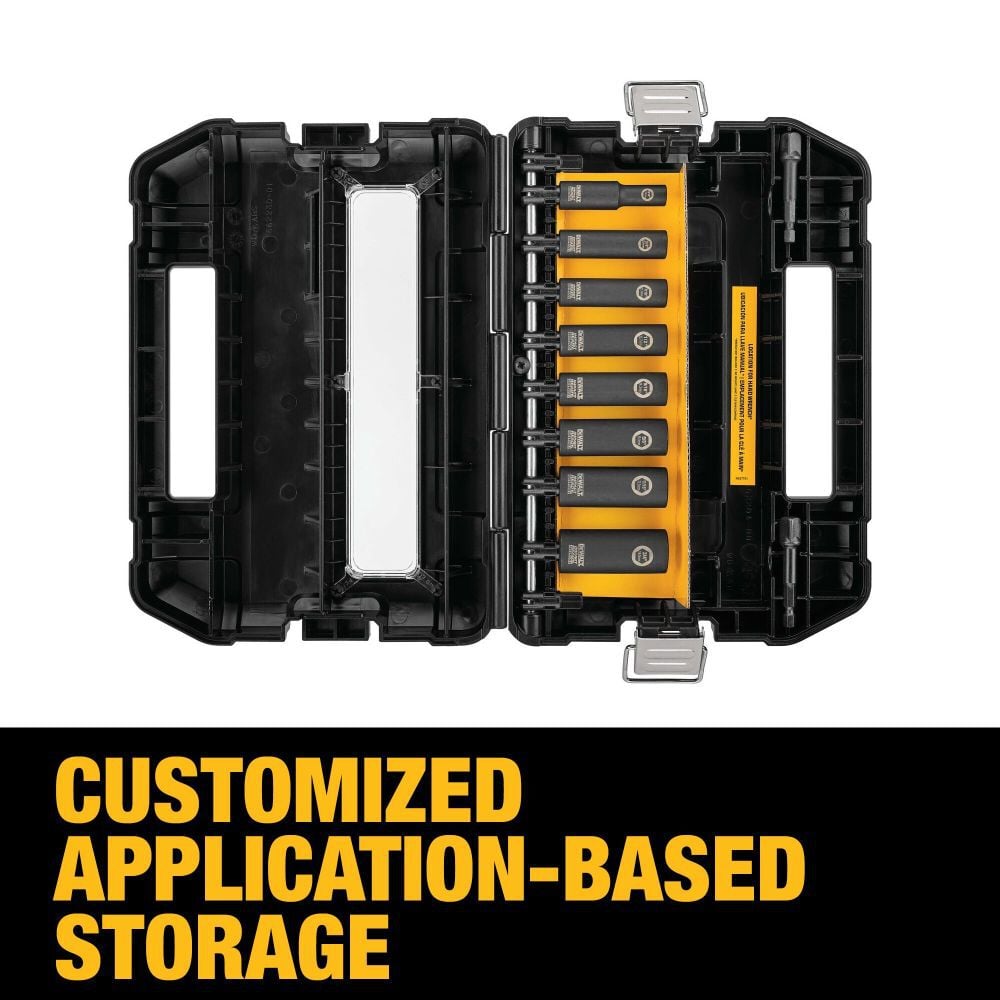 DEWALT 3/8-in 10-Piece Impact Ready Socket Set, large image number 3