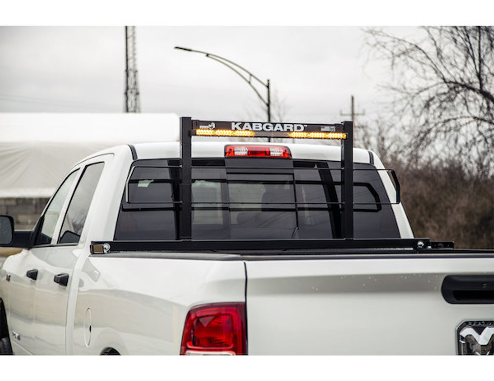 Buyers Products Company 71 Inch KabgardHeavy-Duty Steel Pickup Truck Headache Rack Bundle with Standard Mounting Brackets, large image number 2