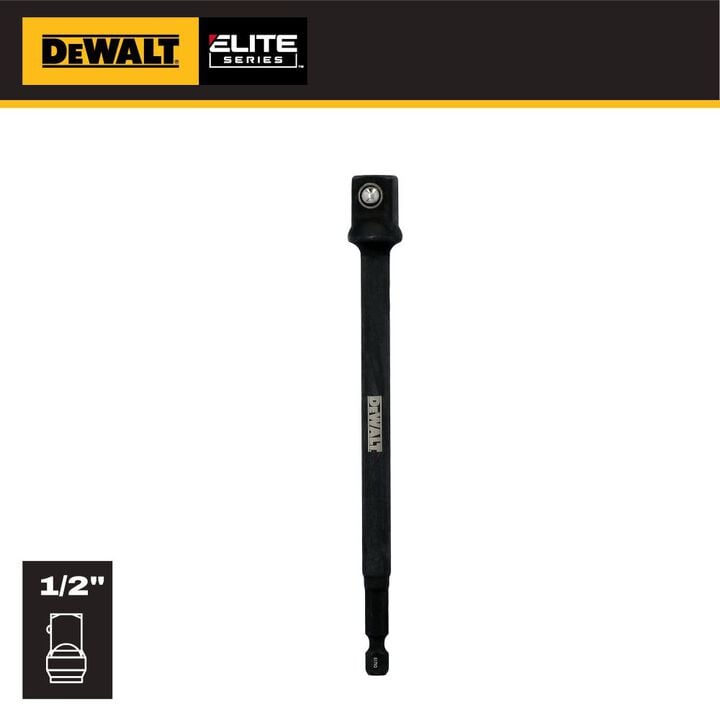 DEWALT ELITE SERIES 1/2 Inch x 6 Inch Socket Adapter, large image number 1