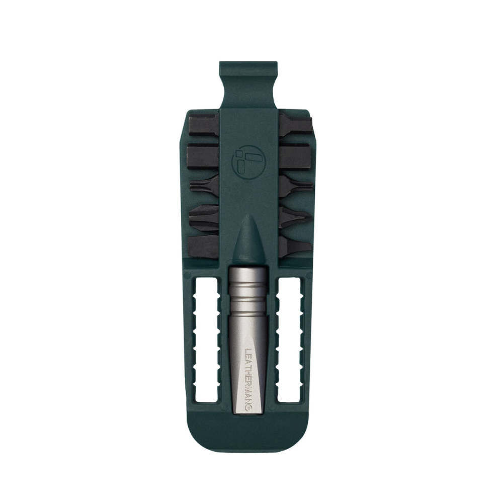 Leatherman #3 Double-Ended Bit Kit, Forest Green/Silver, large image number 2