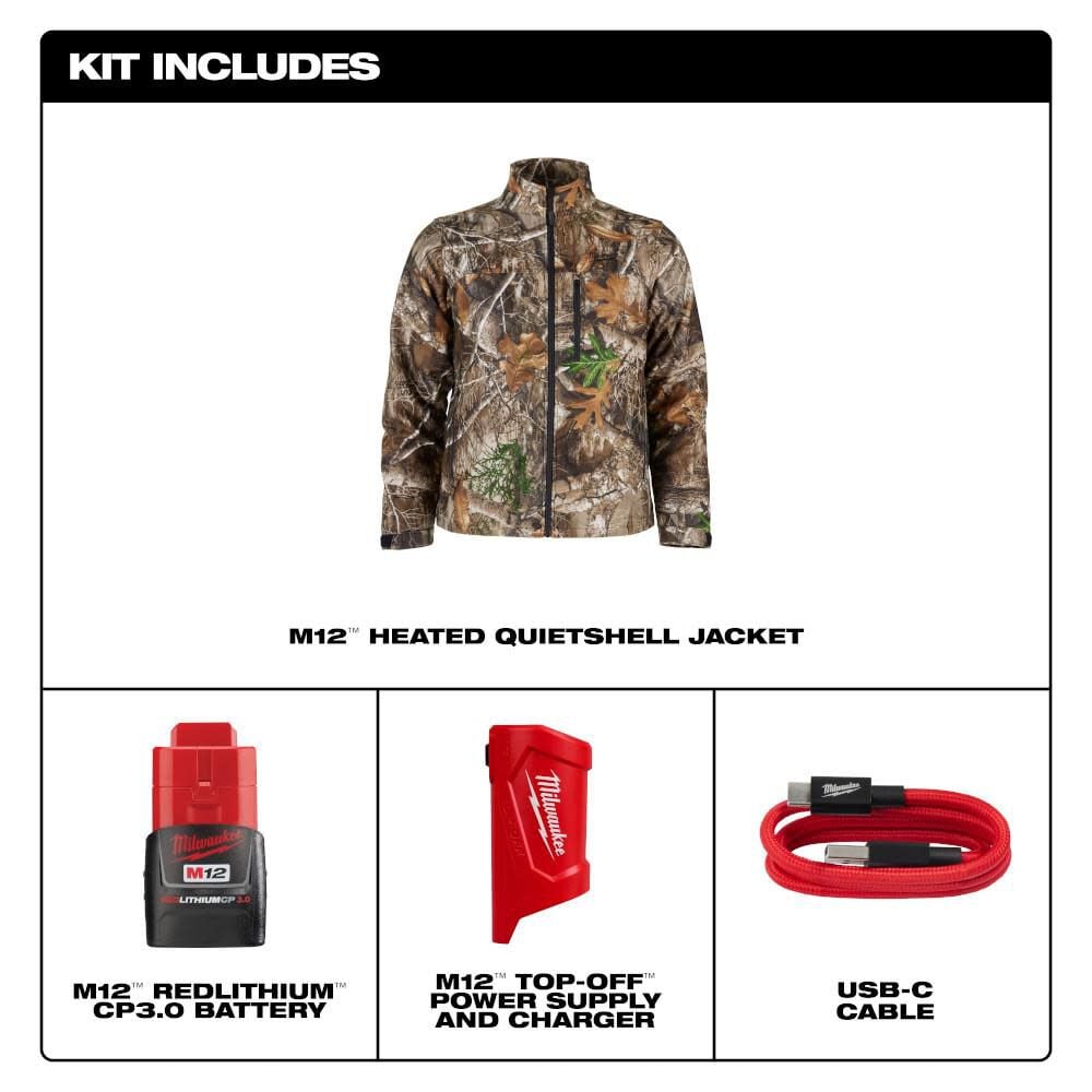 Milwaukee M12 Heated QUIETSHELL Jacket Kit, large image number 4