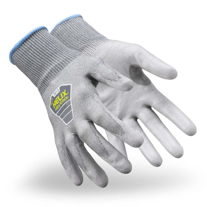 Hexarmor 18 Gauge Nylon Shell Cut-Resistant Gloves, Gray, 3X