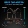 Ox Tools OX Pro 4-Piece Oil-Tanned Leather Drywaller Rig with Suspenders Small/Medium, small image number 3