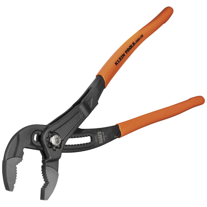 Klein Tools 12 Inch Straight Jaw Quick-Adjust Pump Pliers