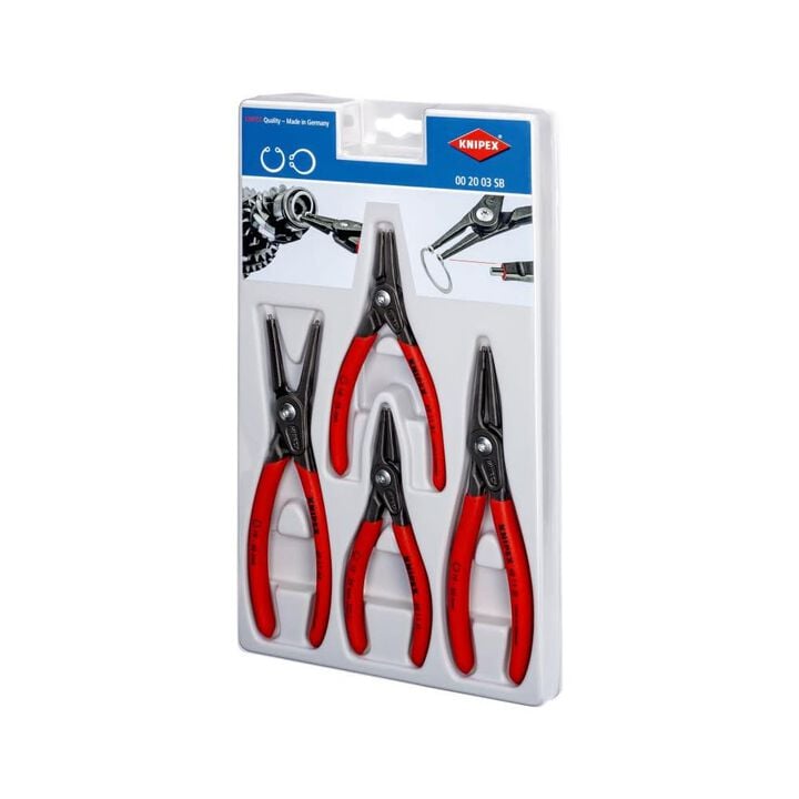 Knipex Precision Circlip Pliers Set in Plastic Packaging 4pc, large image number 1