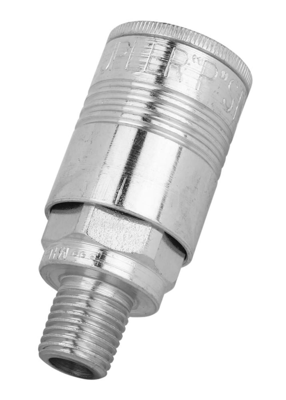 Milton (S-1804 ) 1/4in MNPT P Style Coupler, large image number 2