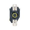 Leviton Outlet Receptacle 30A 125V Black Grounded Single Locking, small image number 1