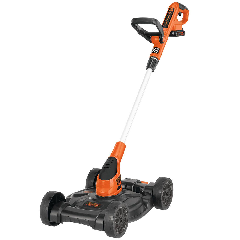 Black and Decker 20-volt Max 12-in 3-in-1 Compact Cordless Push Lawn Mower – MTC220
