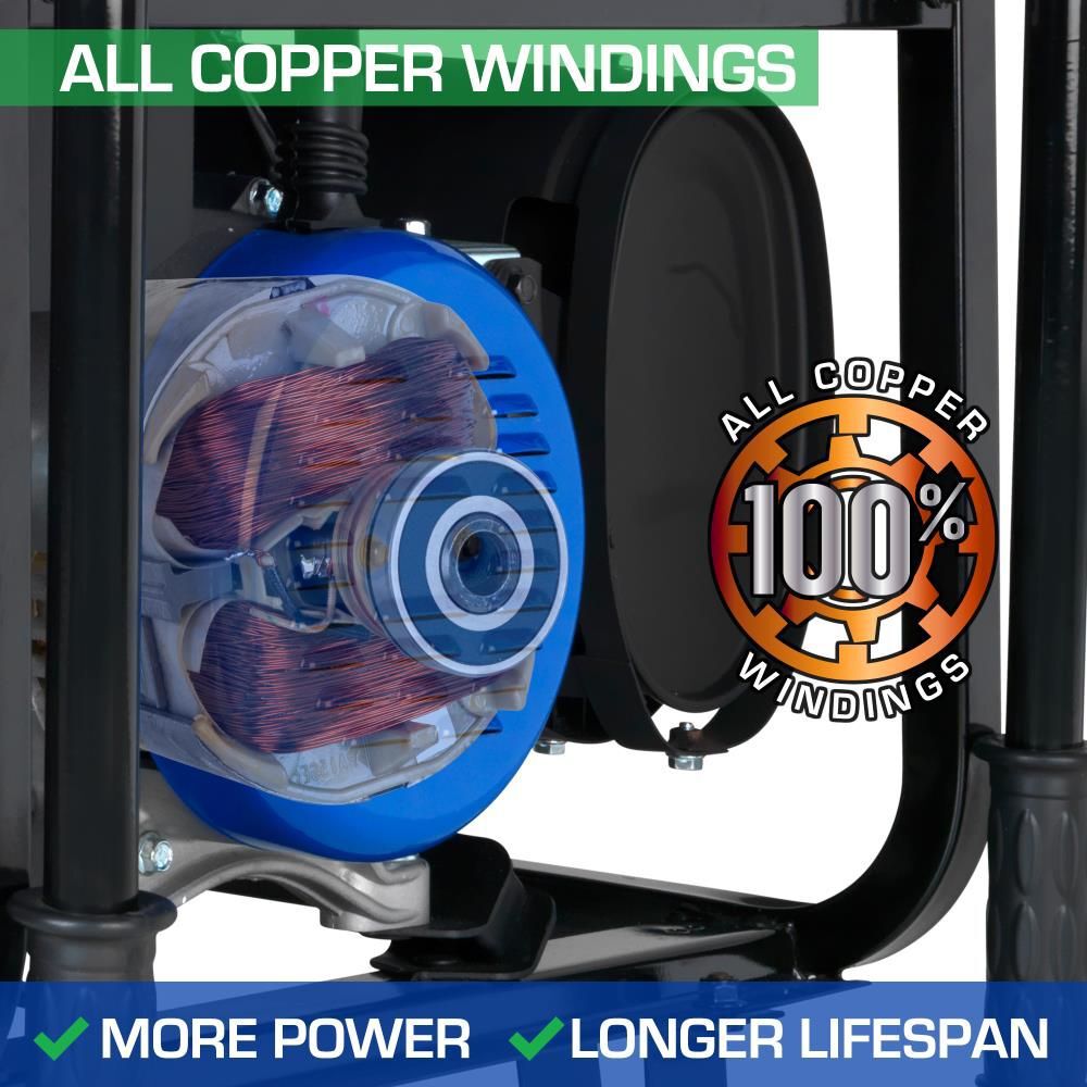 Duromax 13,000 Watt Tri-Fuel 50-State Portable Generator with CO Alert, large image number 8