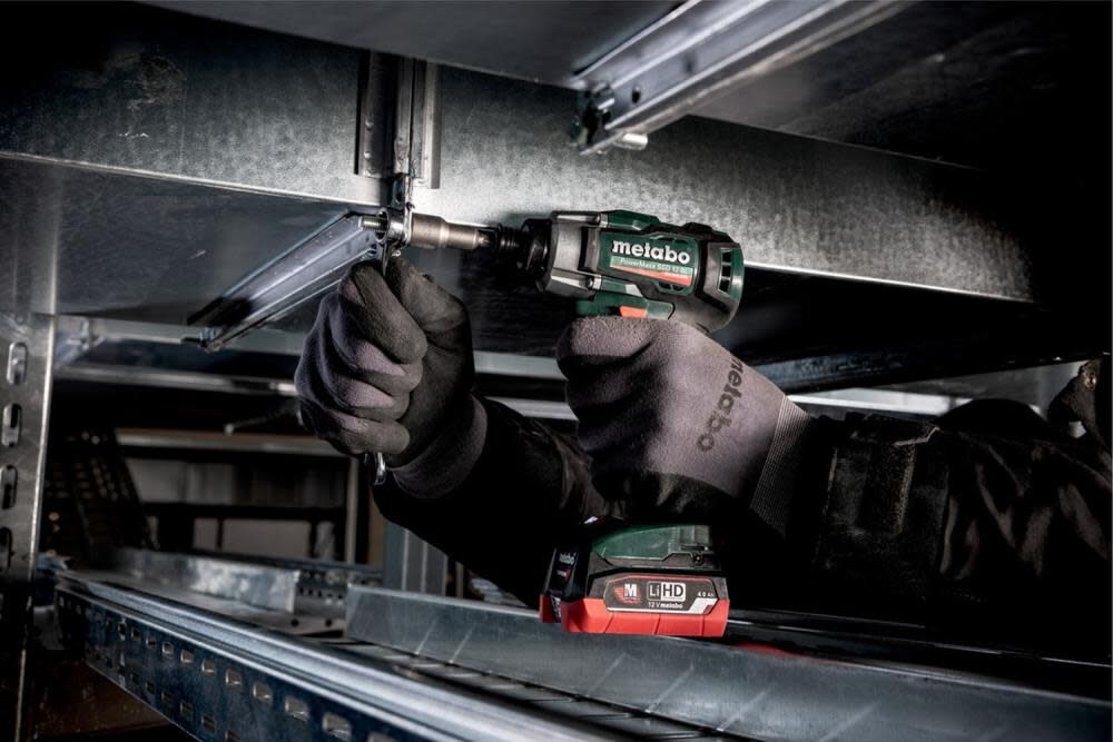 Metabo 12V PowerMaxx 1/4in Hex Compact Brushless Impact Driver (Bare Tool), large image number 3