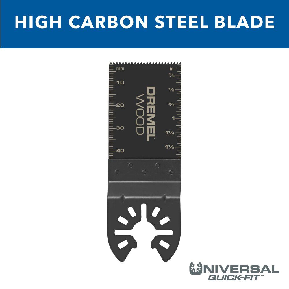 Dremel 1 1/4in Wood Flush Cutting Oscillating Blade, large image number 2