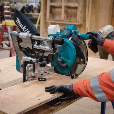 Makita 40V max XGT Dual Bevel Sliding Compound 10 inMiter Saw (Bare Tool), large image number 4