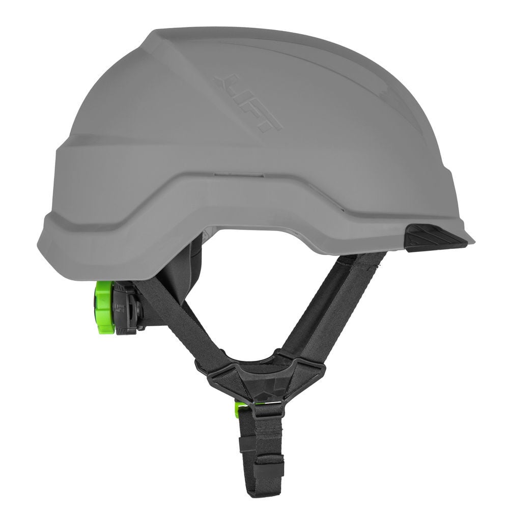 Lift Safety Radix Type 2 Non-Vented Grey Safety Helmet - HRX-22YE2