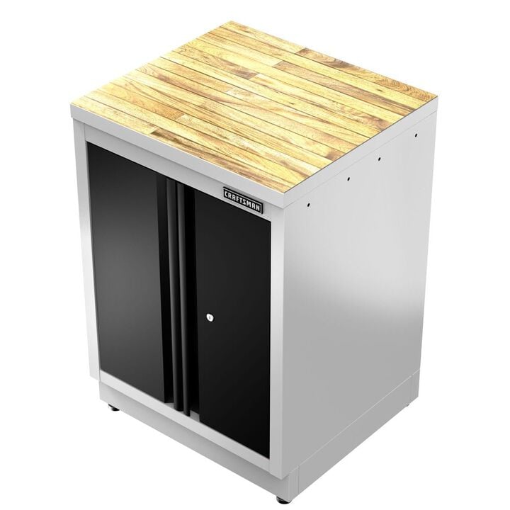 CRAFTSMAN Welded 2-Door Base Cabinet White and Black, large image number 4