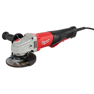 Milwaukee 11Amp 4-1/2In - 5In Braking Grinder with No-Lock Paddle Switch, large image number 4