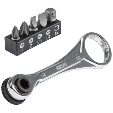 Klein Tools Slim-Profile Mini Ratchet Set 5-Pc