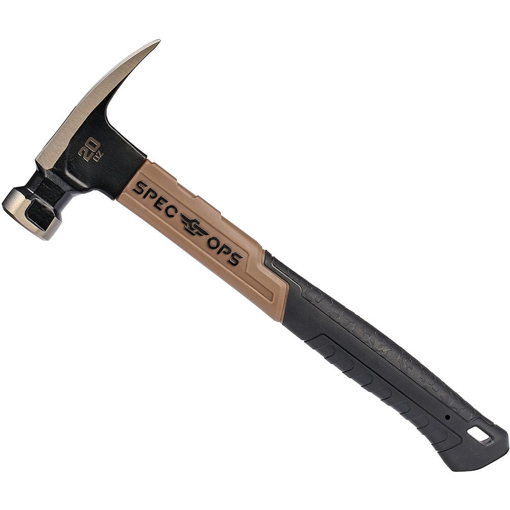 Spec Ops 20 Oz Smooth Face Claw Hammer, Fiberglass Handle, 13 Inch, large image number 1