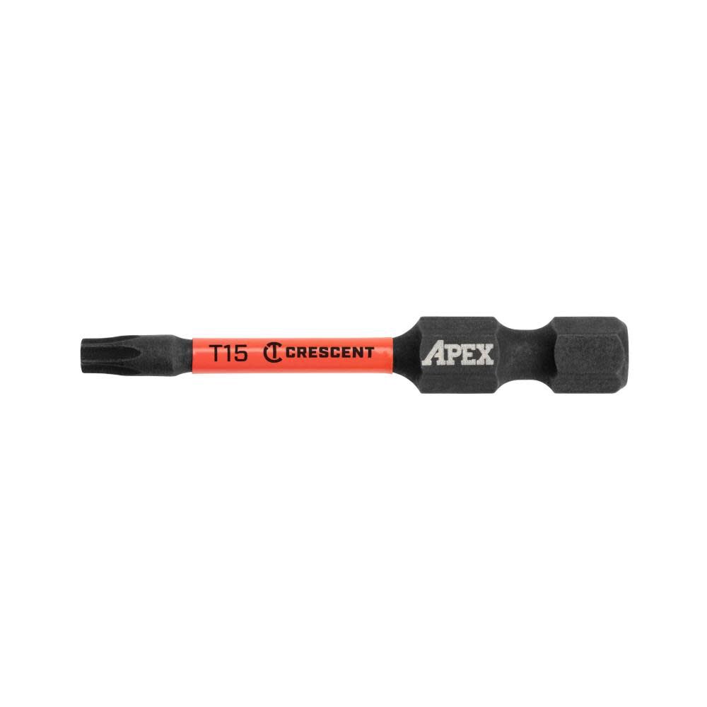 Crescent APEX Torx Vortex Impact Power Bit T15 x 2in, large image number 1